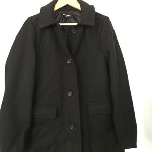 American Apparel Black Wool Audrey Coat, Size M